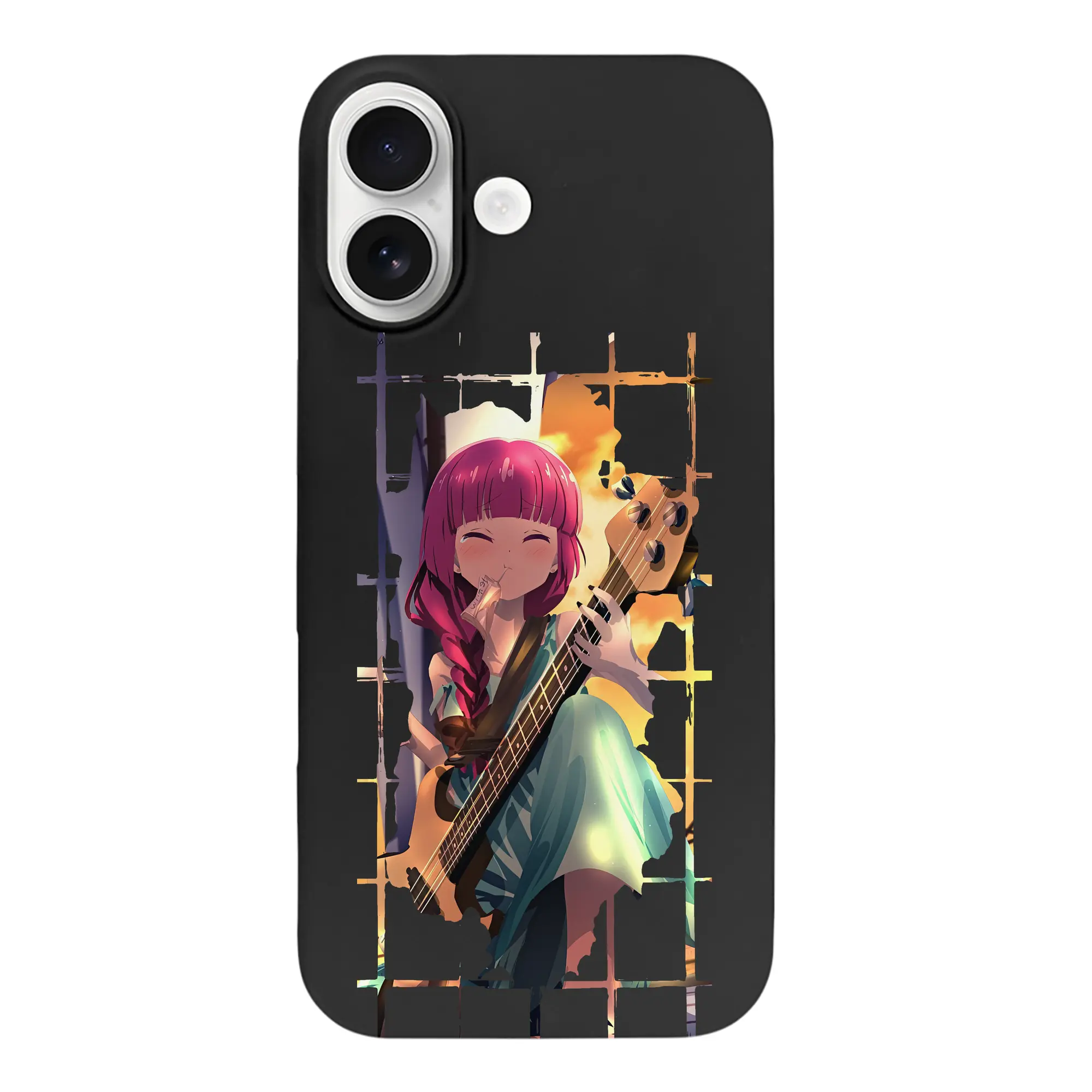 ぼっちざろっく！ グッズ,廣井きくり - iPhone 17 シリーズ シリコンケース 薄型 耐衝撃 指紋防止 ソフトタッチカバー 精密フィット 傷防止 保護ケース iPhone 17/17 Air/17 Pro/17 Pro Max 対応